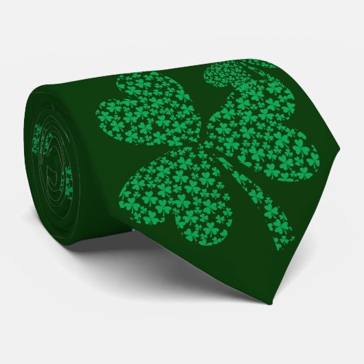 Shamrock - Irish Stropdas (Opgerold)