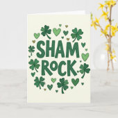 Shamrock Joy St. Patrick kaart (Gele Bloem)