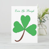 Shamrock Kaart (Staand voorkant)