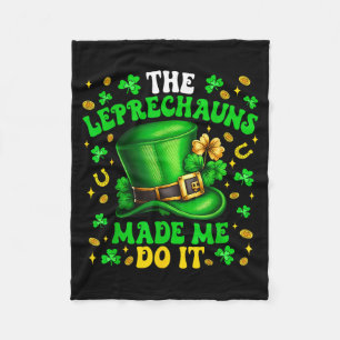 Shamrock Kabouters Maakten Me Dat Doen St. Patrick Fleece Deken