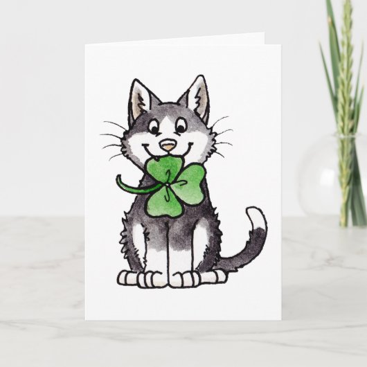 Shamrock Kat Kaart (Voorkant)