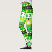 Shamrock, klaver Patrick's day Leggings (Links)