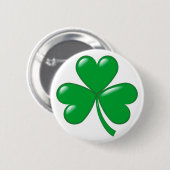 Shamrock-knop Ronde Button 5,7 Cm (Voorkant /achterkant)