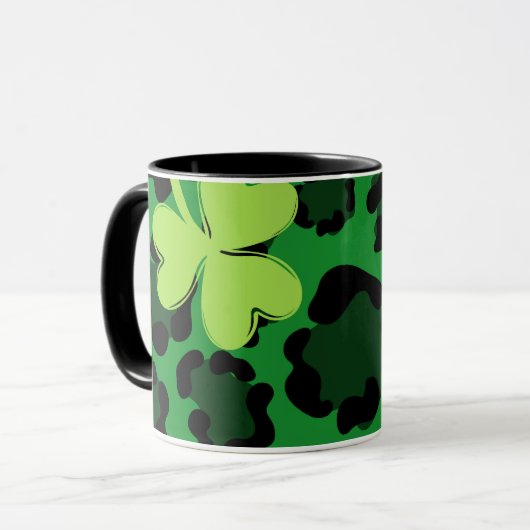shamrock koffiekop mok (Voorkant links)
