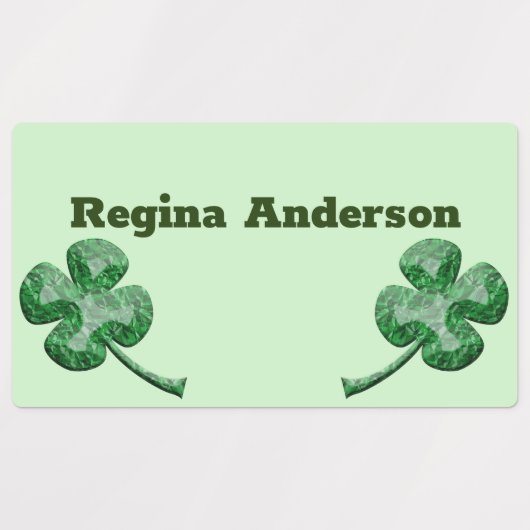 Shamrock Labels (Design 1)
