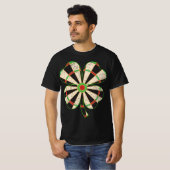  Shamrock Leaf Lucky Darts St. Patrick's Da T-shirt (Voorkant volledig)