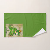 Shamrock Leprechaun "Bonne St. Patrick" (Serviette à main)