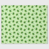 Shamrock Light Green St Patrick's Day Cadeaupapier (Vlak)