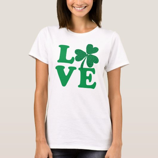 Shamrock Love T-shirt (Voorkant)