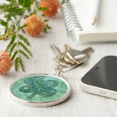 Shamrock Luck Sleutelhanger (Zijkant)