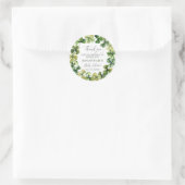 Shamrock Lucky Clover Spring Baby shower Dank u Ronde Sticker (Tas)