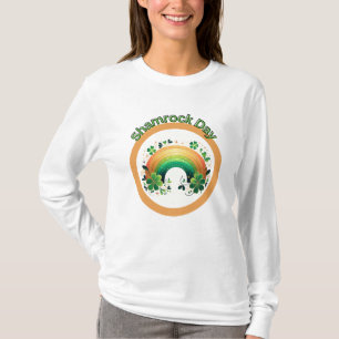 Shamrock Lucky Regenboog  T-shirt