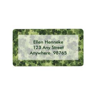 Shamrock Meadow 1 Etiket