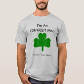 Shamrock méchant du T-shirt des hommes d'Irlandais (Devant)