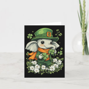 Shamrock Meisjes Jongens Kinderen Leprechaun St Pa Kaart