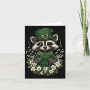 Shamrock Meisjes Jongens Kinderen Leprechaun St Pa Kaart