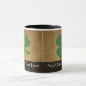 Shamrock met  goud mok (Midden)