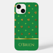 Shamrock monogramme iPhone irlandais / coque ipad (Verso)