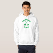 Shamrock 'n Roll Grunge Hoodie (Voorkant volledig)