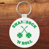Shamrock 'n Roll Grunge Sleutelhanger (Voorkant)