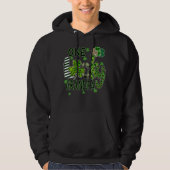 Shamrock One Lucky Grandpa St Patrick's Day Hoodie (Voorkant)