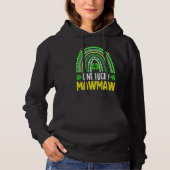 Shamrock One Lucky Mawmaw St Patrick's Day Family Hoodie (Voorkant)