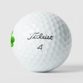 Shamrock op wit tpv1 gbcnt golfballen (Logo)