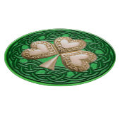 Shamrock Or sur la planche à découper des noeuds c (Coin)