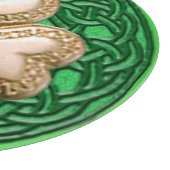 Shamrock Or sur la planche à découper des noeuds c (Coin)