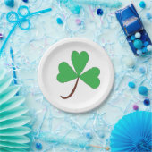 Shamrock Papieren Bordje (Feest)