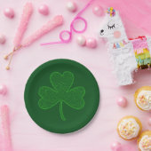 Shamrock Papieren Bordje (Feest)