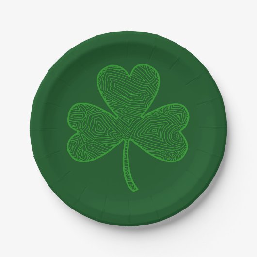 Shamrock Papieren Bordje (Voorkant)