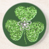 Shamrock parties scintillant Et Dessous de verre F (Devant)