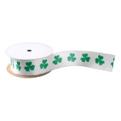 Shamrock patroon groen wit St. Patrick's Day Lint (Spoel)