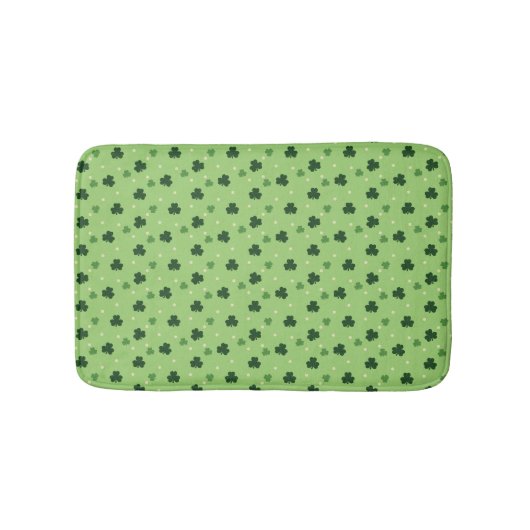 Shamrock Pattern Bath Mat (Voorkant)