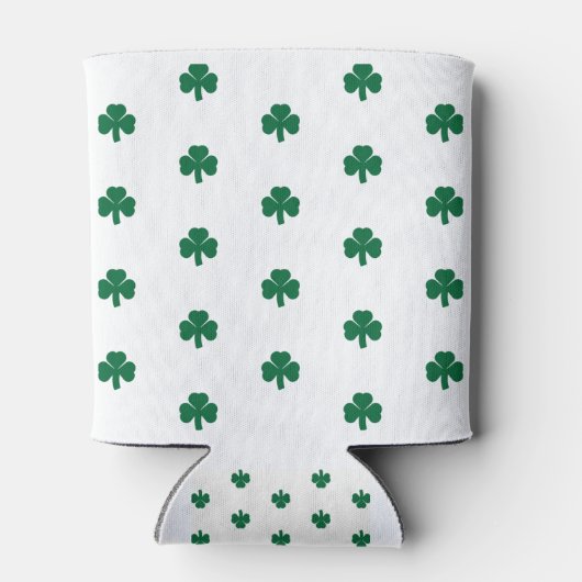 Shamrock Pattern Blikjeskoeler (Achterkant)