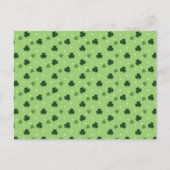 Shamrock Pattern-Briefkaart Briefkaart (Voorkant)