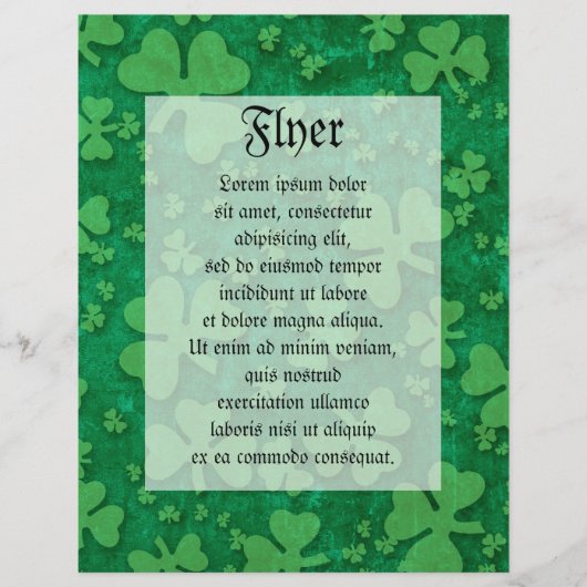 Shamrock Pattern Flyer (Voorkant)