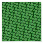 Shamrock Pattern Foto Afdruk (Voorkant)