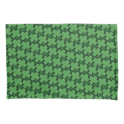 Shamrock Pattern Kussensloop (Voorkant)
