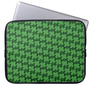 Shamrock Pattern Laptop Sleeve