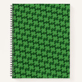 Shamrock Pattern Notitieboek (Voorkant)