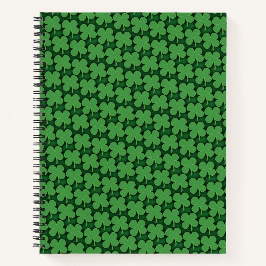 Shamrock Pattern Notitieboek (Voorkant)