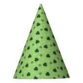 Shamrock Pattern Paper Party Petten Feesthoedjes (Voorkant)