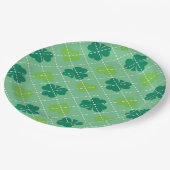 Shamrock Pattern Papieren Bordje (Gekanteld)