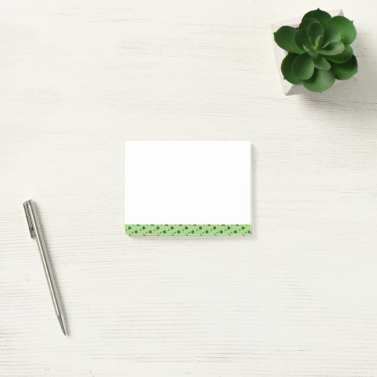 Shamrock Pattern Post-it Notes (Kantoor)