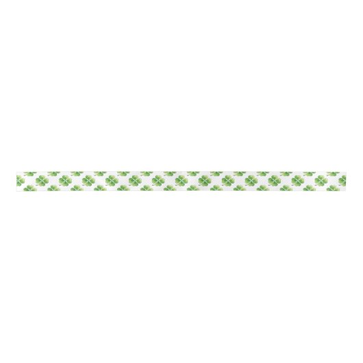 Shamrock Pattern Ribbon Lint (Voorkant)