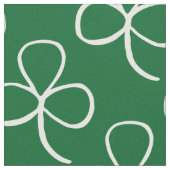 Shamrock Pattern | Stof Patrick's Day Fabric (Close Up)