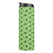 Shamrock Pattern Tumbler Thermosbeker (Geroteerd rechts)