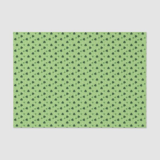 Shamrock Pattern-weefselpapier Tissuepapier (Voorkant)